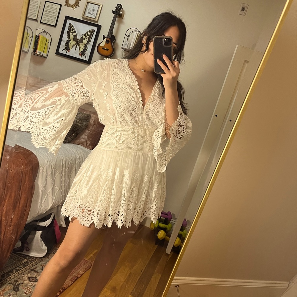 White Sheer Dress/Coverup